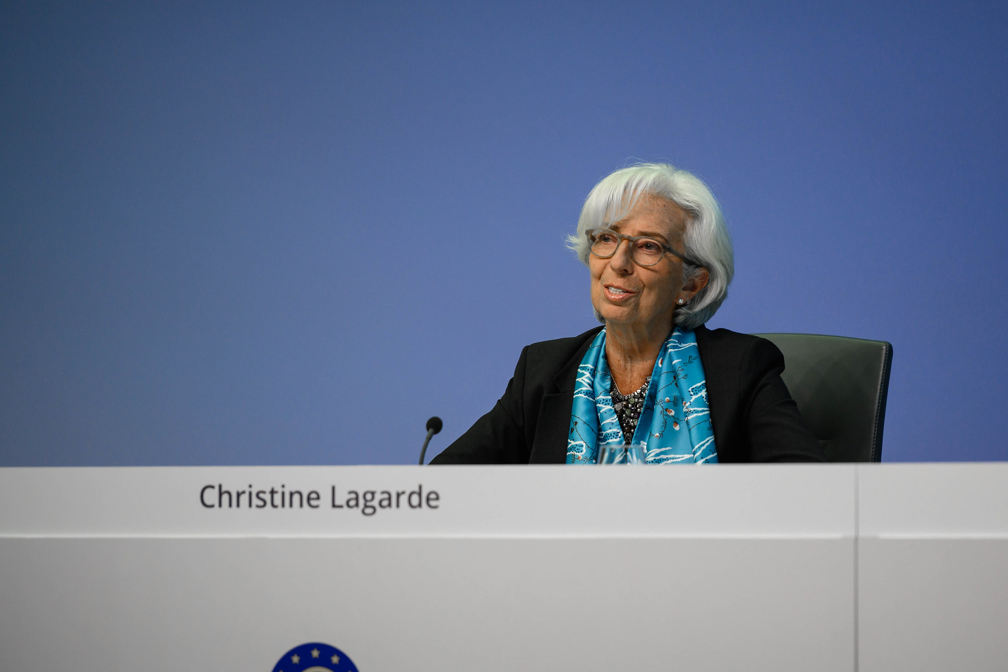 Christine Lagarde, presidenta del Banco Central Europeo.