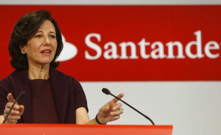 La presidenta del Banco Santander, Ana Botín.